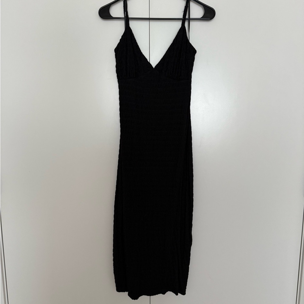 Forever 21 Black Midi Dress